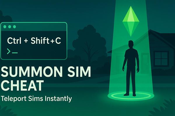 Sims 4 summon sim cheat - how to instantly bring sims to you