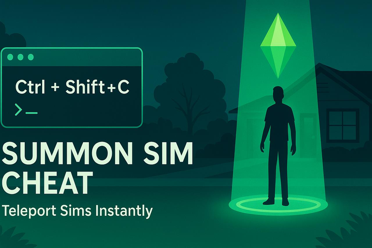 Sims 4 summon sim cheat - how to instantly bring sims to you