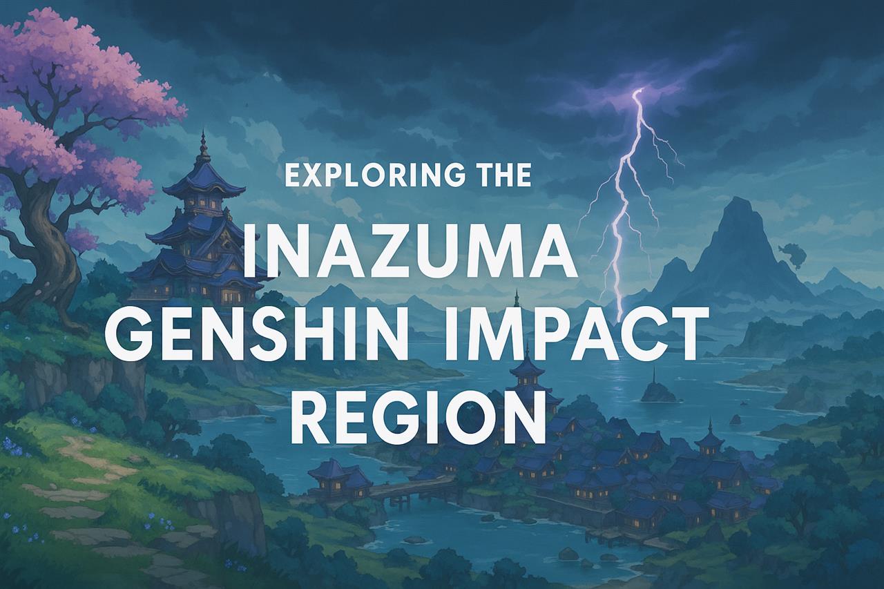 Exploring the inazuma genshin impact region